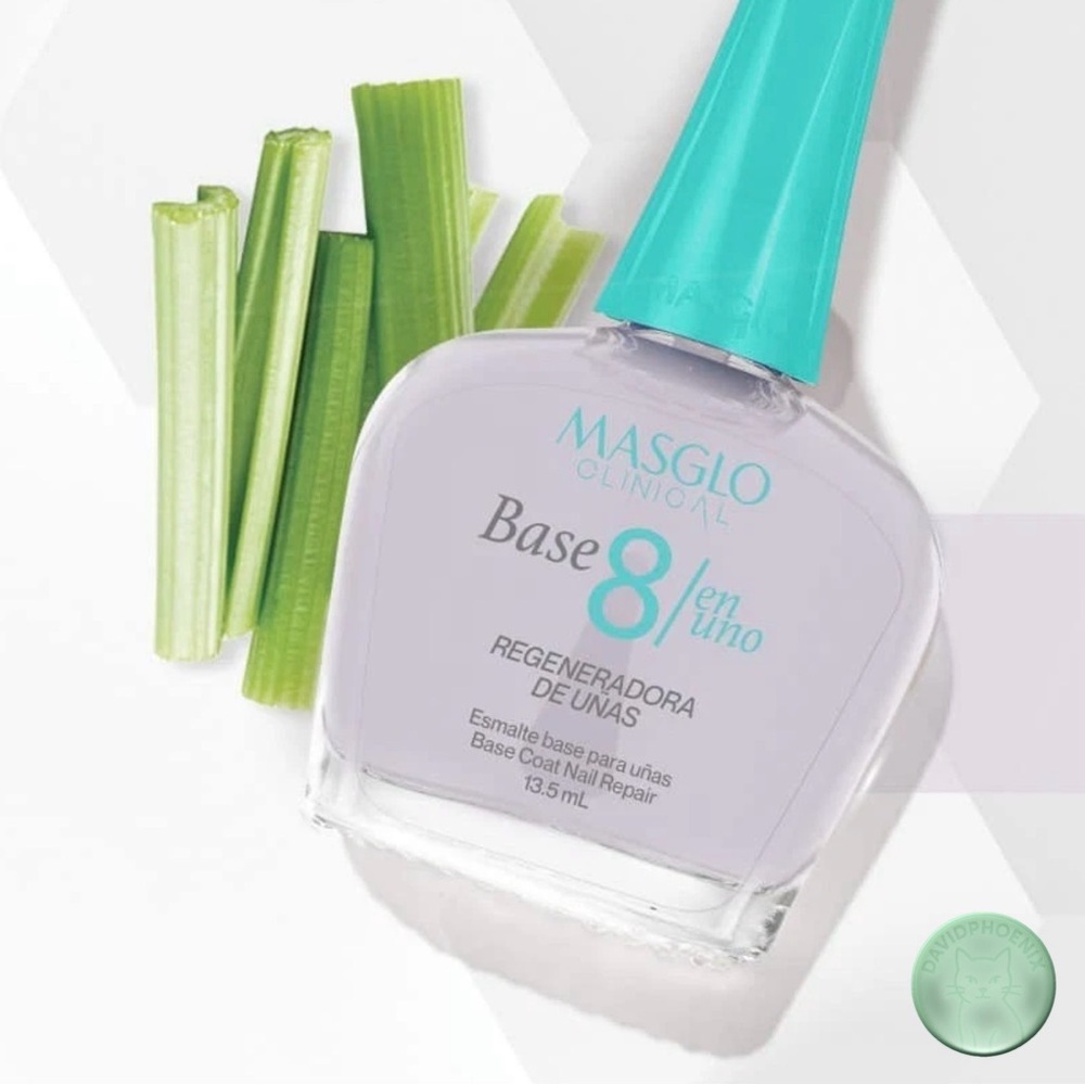 Masglo Clinical Base 8 en 1 – Regeneradora de Uñas- Nail Repair Treatment 13.5ml - Picture 3 of 6